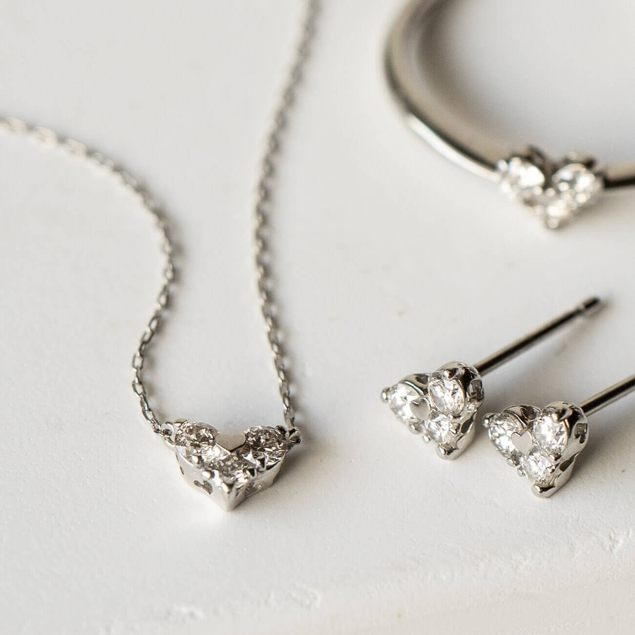 Heart Diamond Necklace | MAJERTA