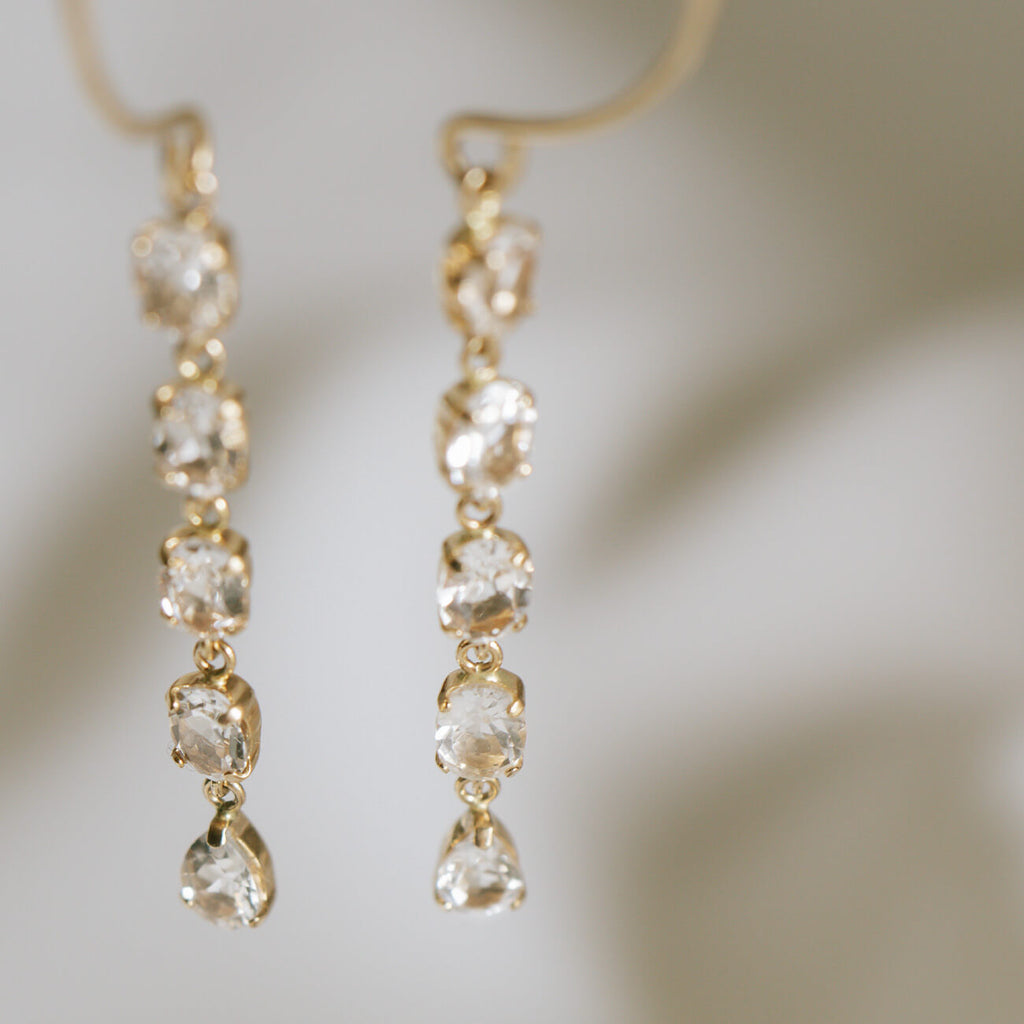 5 Stations Gemstone Earring | TRESOR CINQ