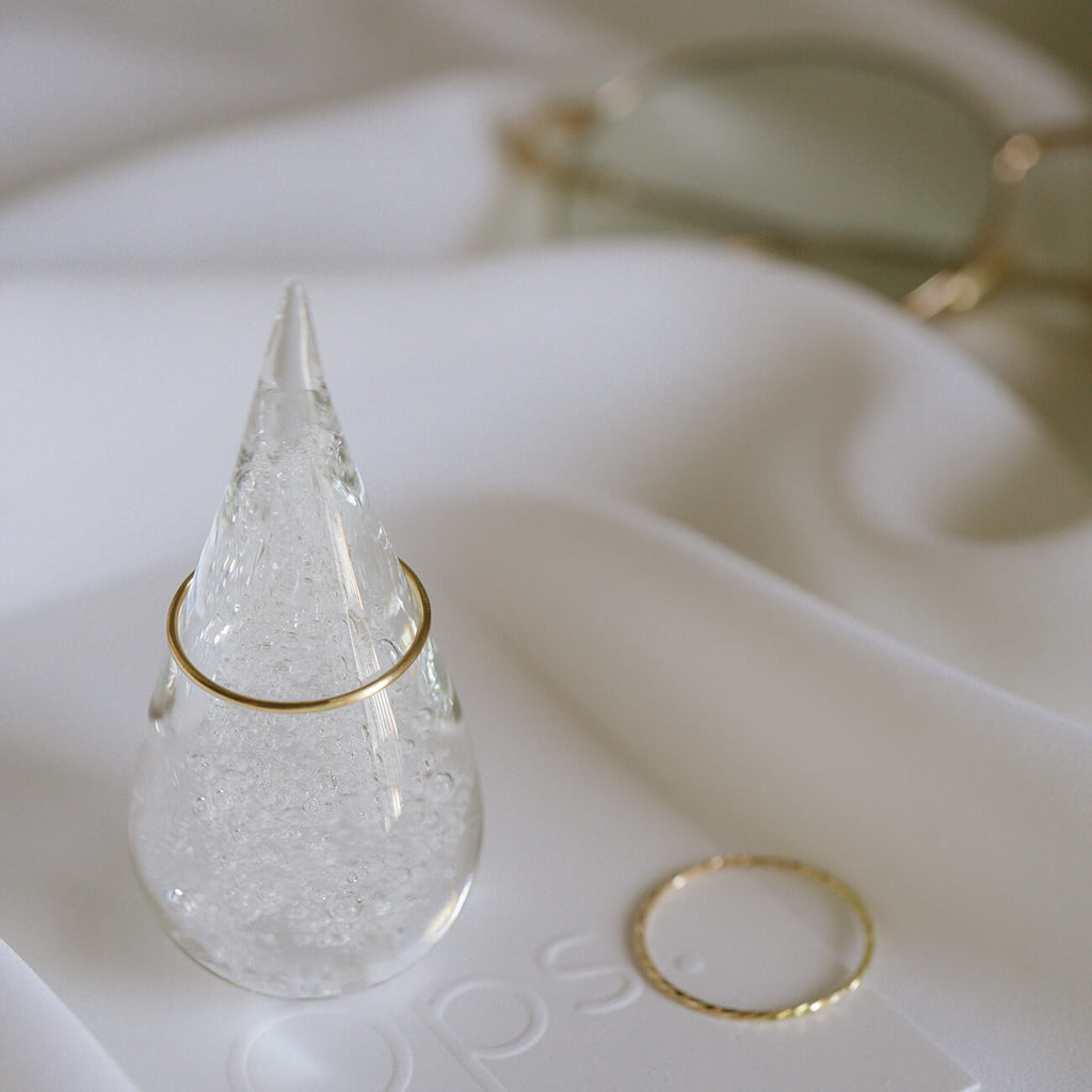 18K Gold Dainty Skinny Ring | SILPHA