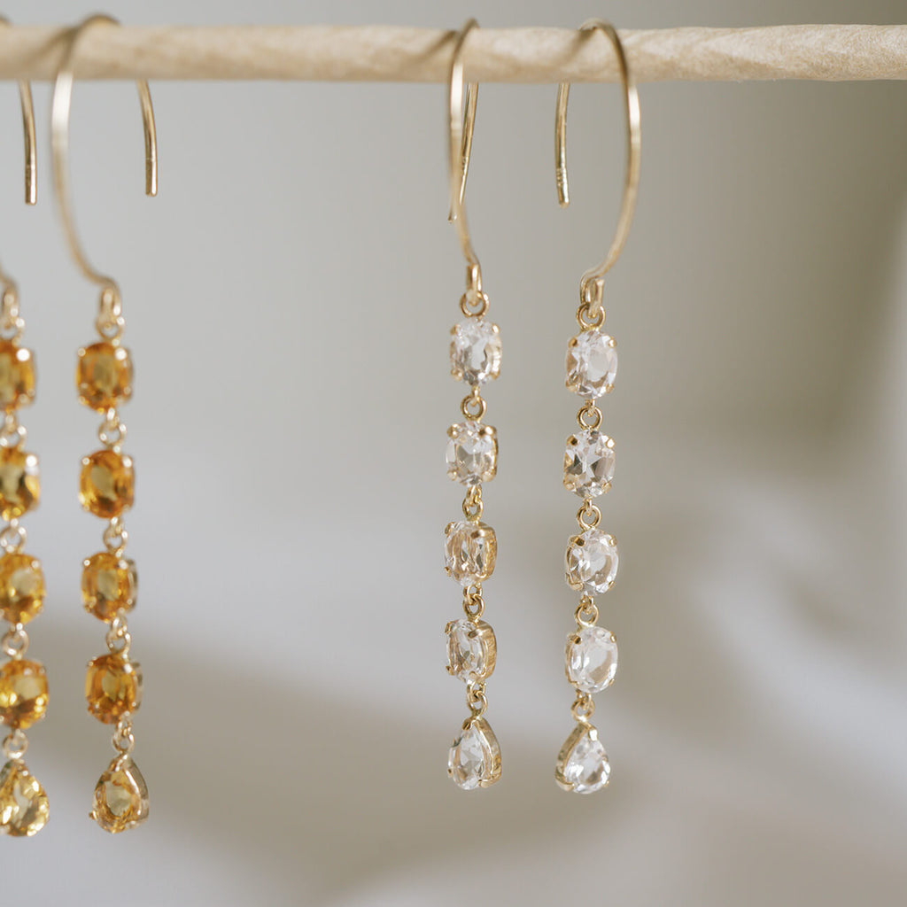 5 Stations Gemstone Earring | TRESOR CINQ