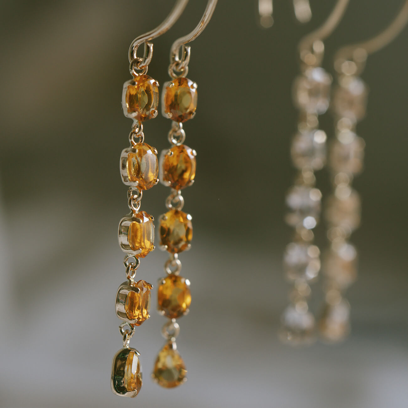 5 Stations Gemstone Earring | TRESOR CINQ