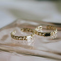 Baguette Cut Chain Earcuff ＆ Ring | TRESOR-MONO