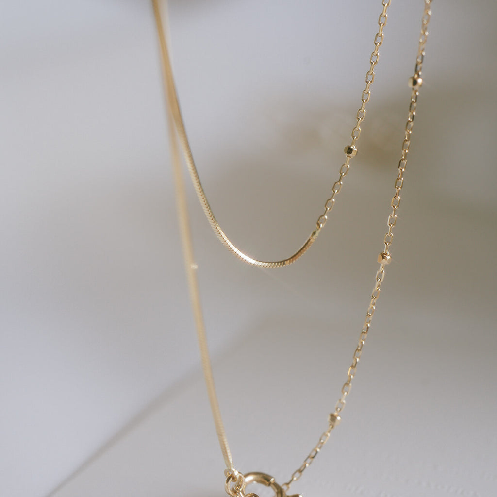 10K Gold Mix Chain Gold Bracelet | ARIADNE-MIKTOS-BR