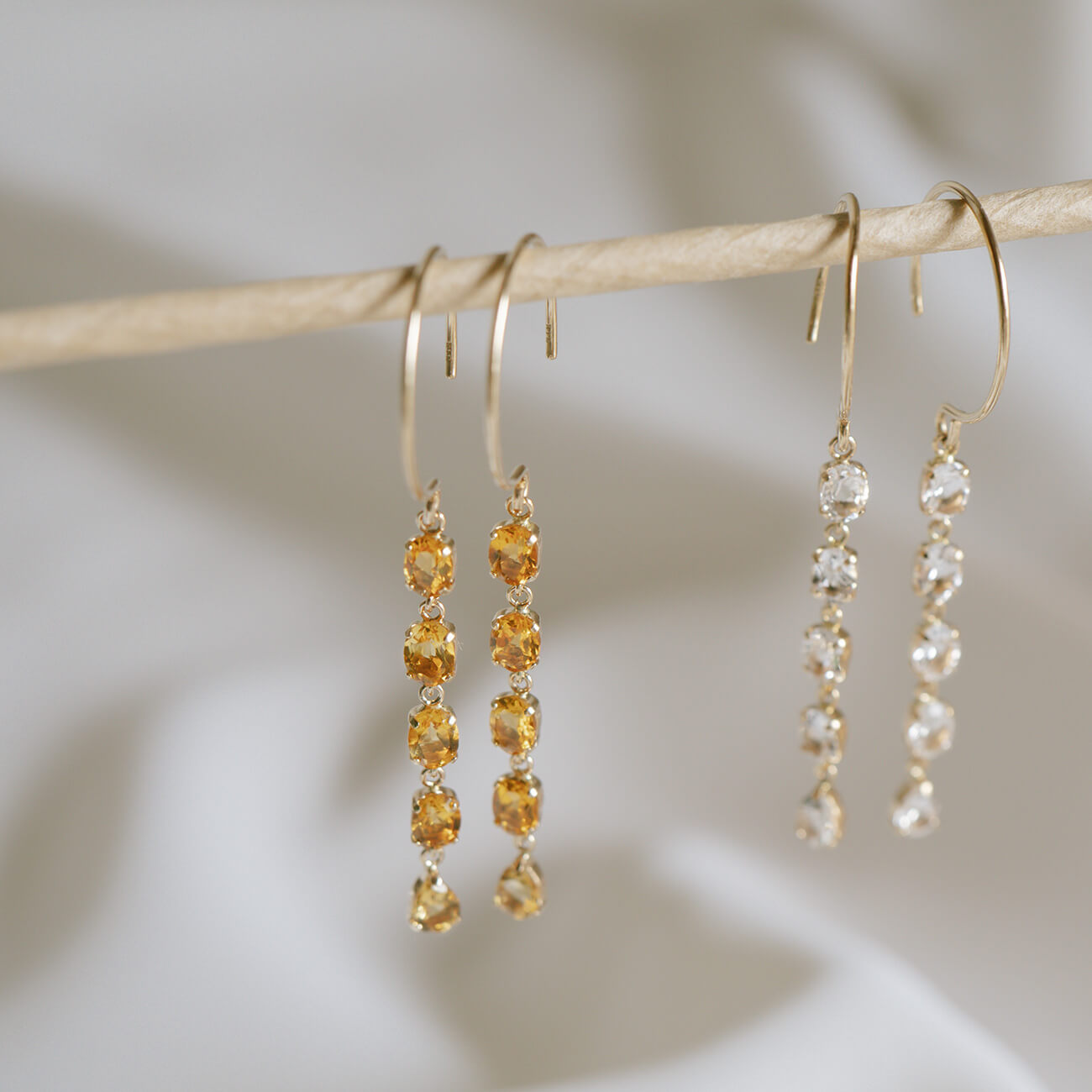 5 Stations Gemstone Earring | TRESOR CINQ