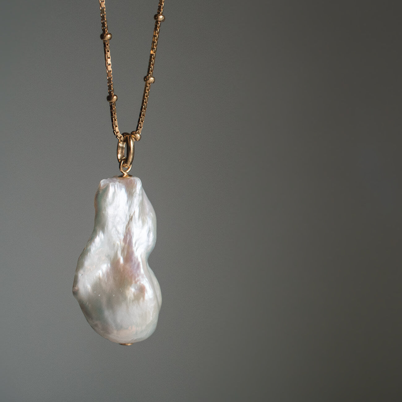 Baroque Pearl Necklace | OBLIE