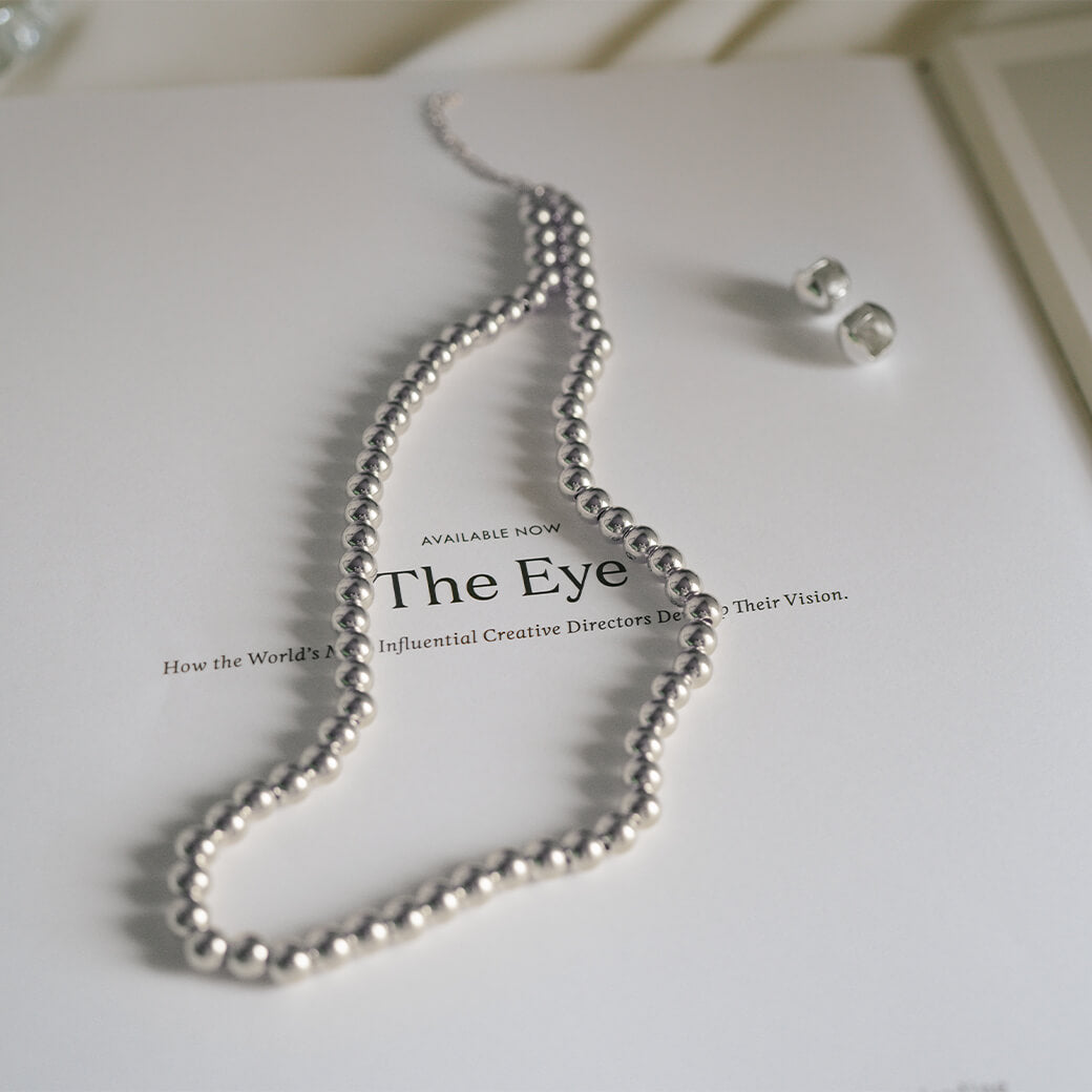 Silver925 Ball Chain Necklace | PALMYLA Short