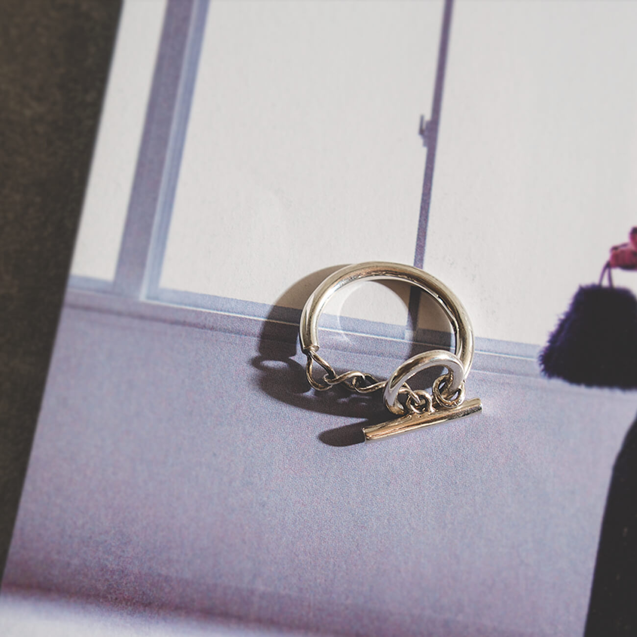 925 Sterling Silver Mantel Design Ring | PHII