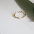 10K Gold Twisted Vine Ear Cuff | LINIA