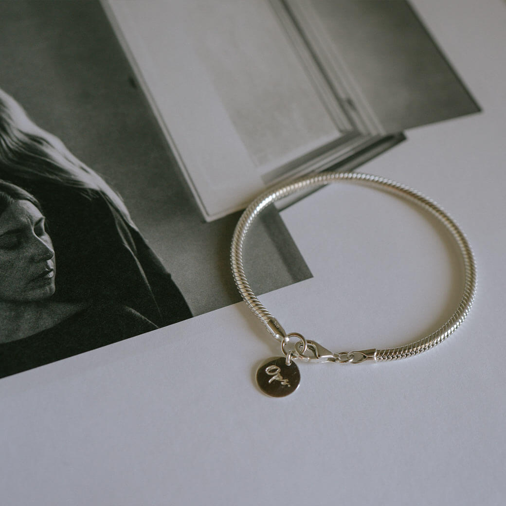 18K Gold Plated Sterling Silver Snake Chain Bracelet | VENEC-BULKY