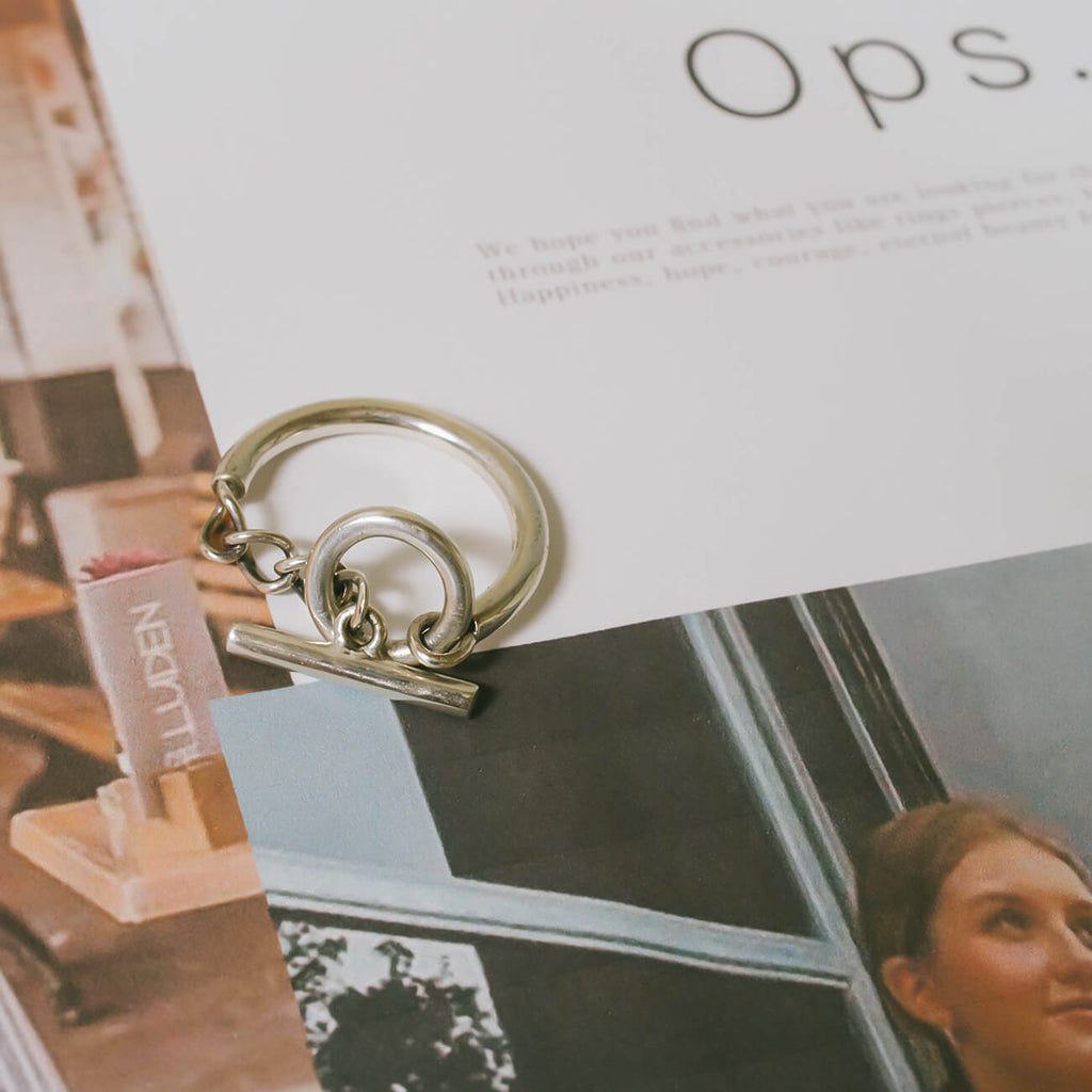 925 Sterling Silver Mantel Design Ring | PHII