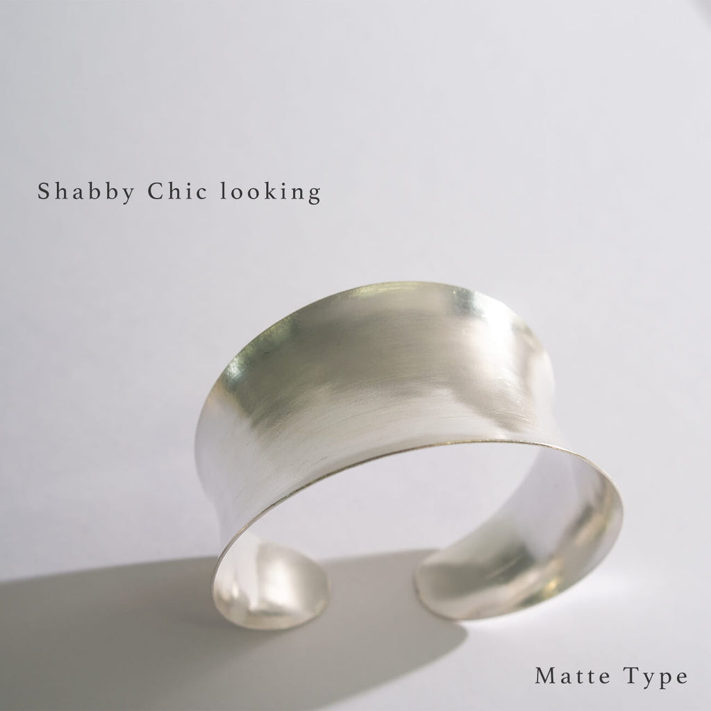 18K Gold Plated Sterling Silver Wide Concave Cuff | FONTE