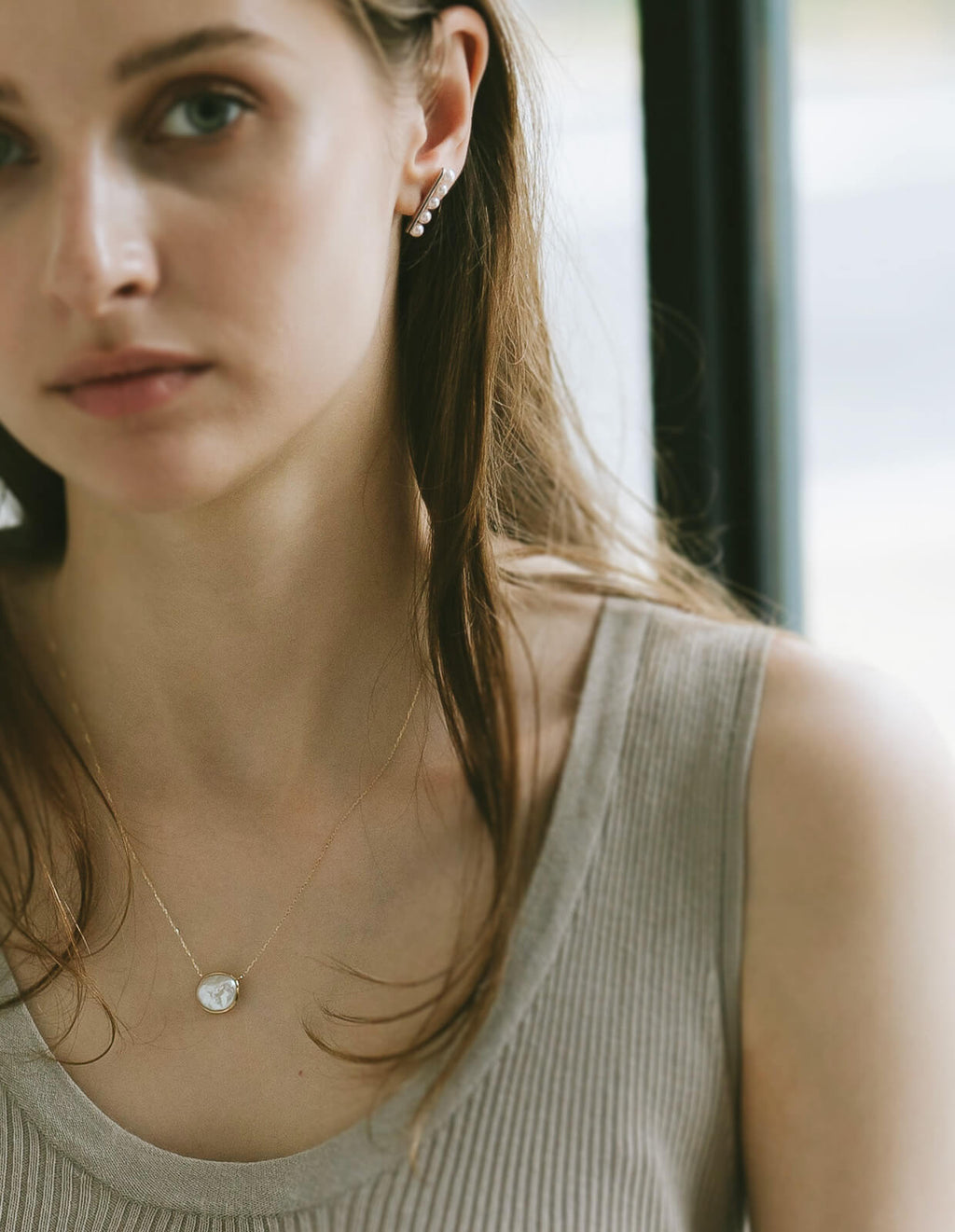 Coin Pearl Gold Necklace | PROPRIUM PERLA