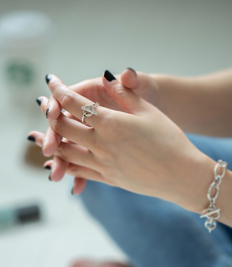 925 Sterling Silver Mantel Design Ring | PHII