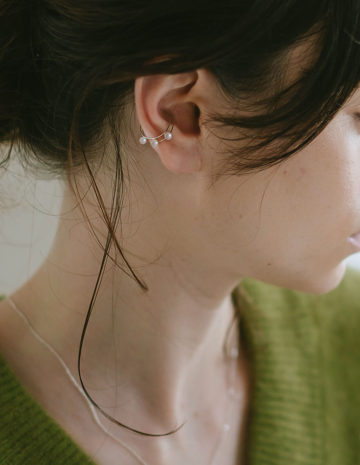10K Gold Double Line Ear Cuff | JEMMY
