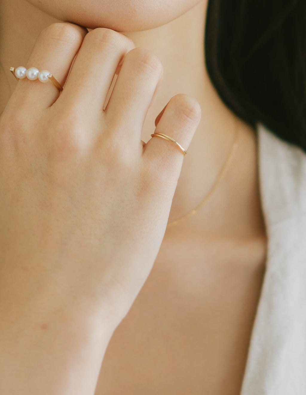 10K Gold Twisted Vine Ear Cuff | LINIA