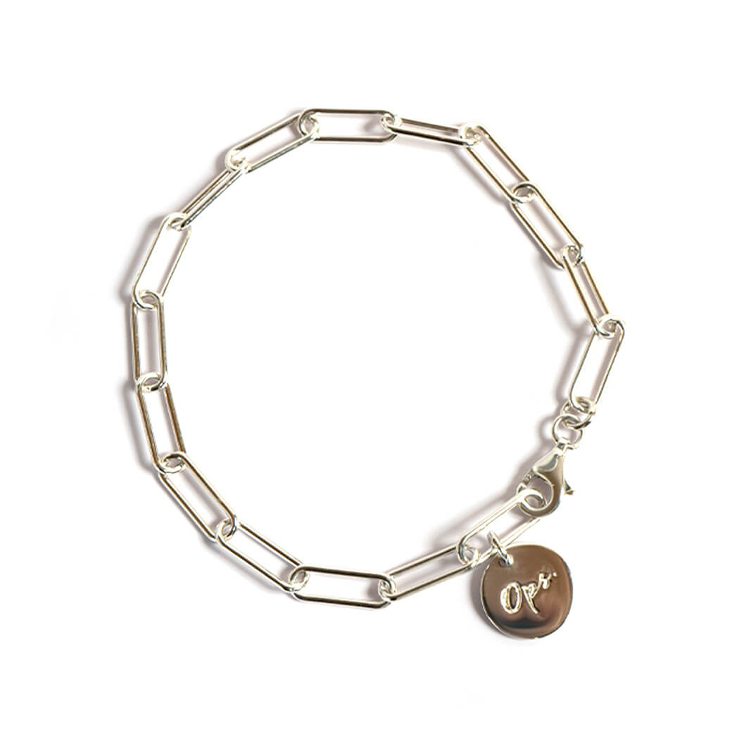Chunky Silver Box Chain Bracelet | RONOEL