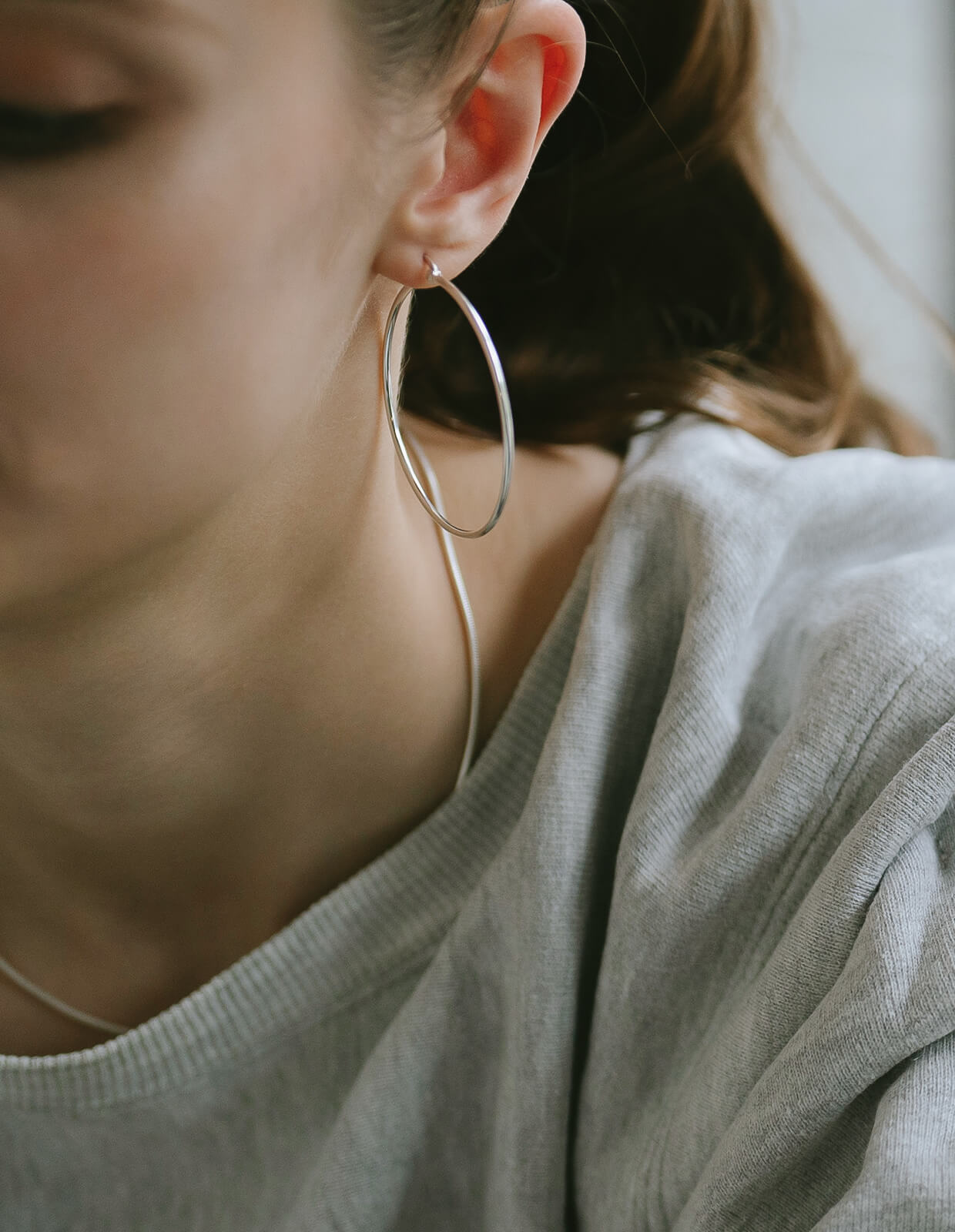 Classic Round Hoop Earrings | GIOOVE