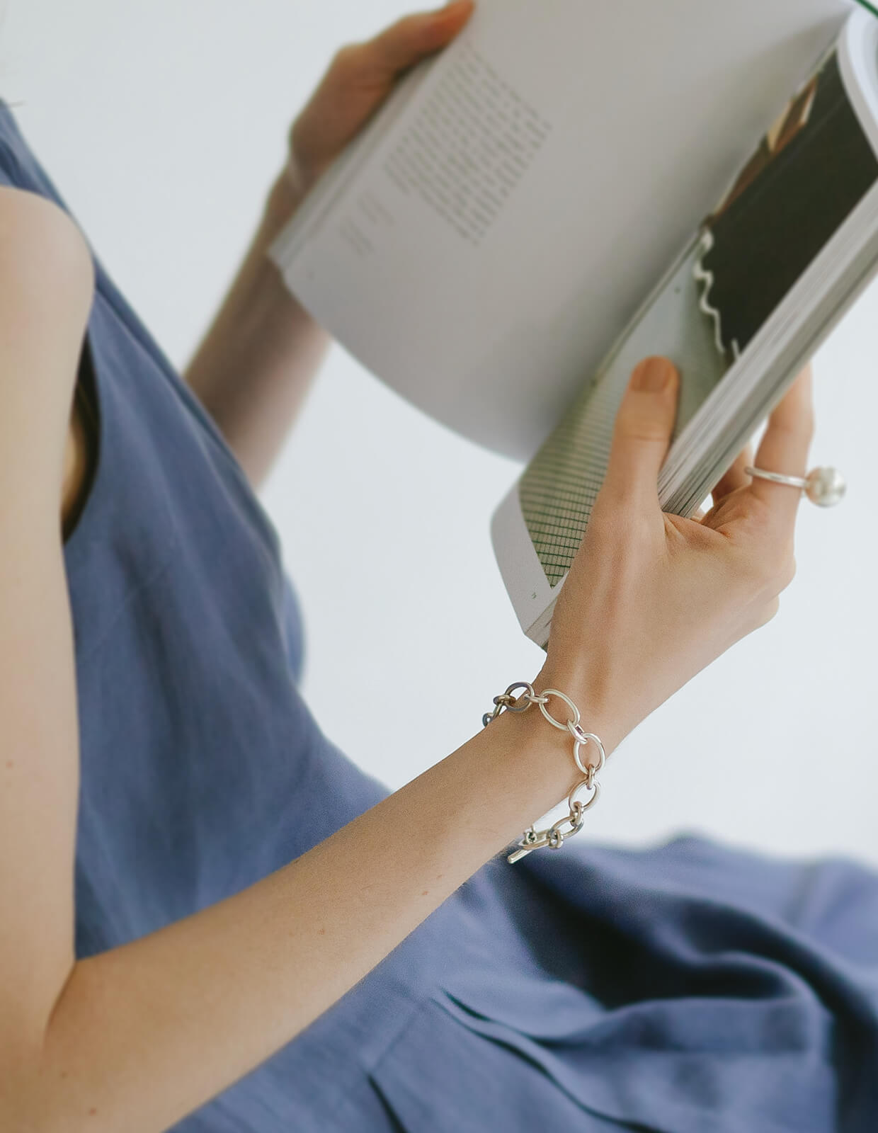 18K Gold Plated Sterling Silver Chunky Chain Bracelet | VEZA