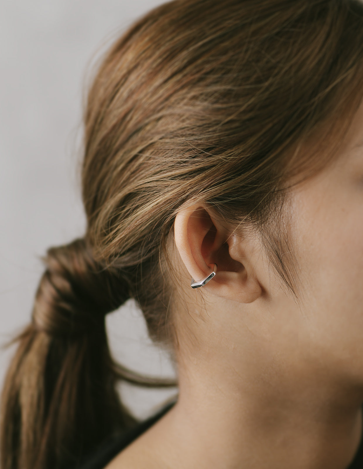 Hexagon Flat Earcuff | TENRIKKA