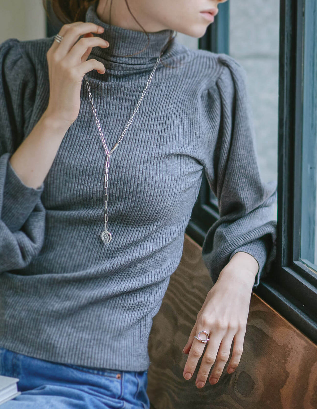 18K Gold Plated Sterling Silver Wavy Road Ring | FATONU