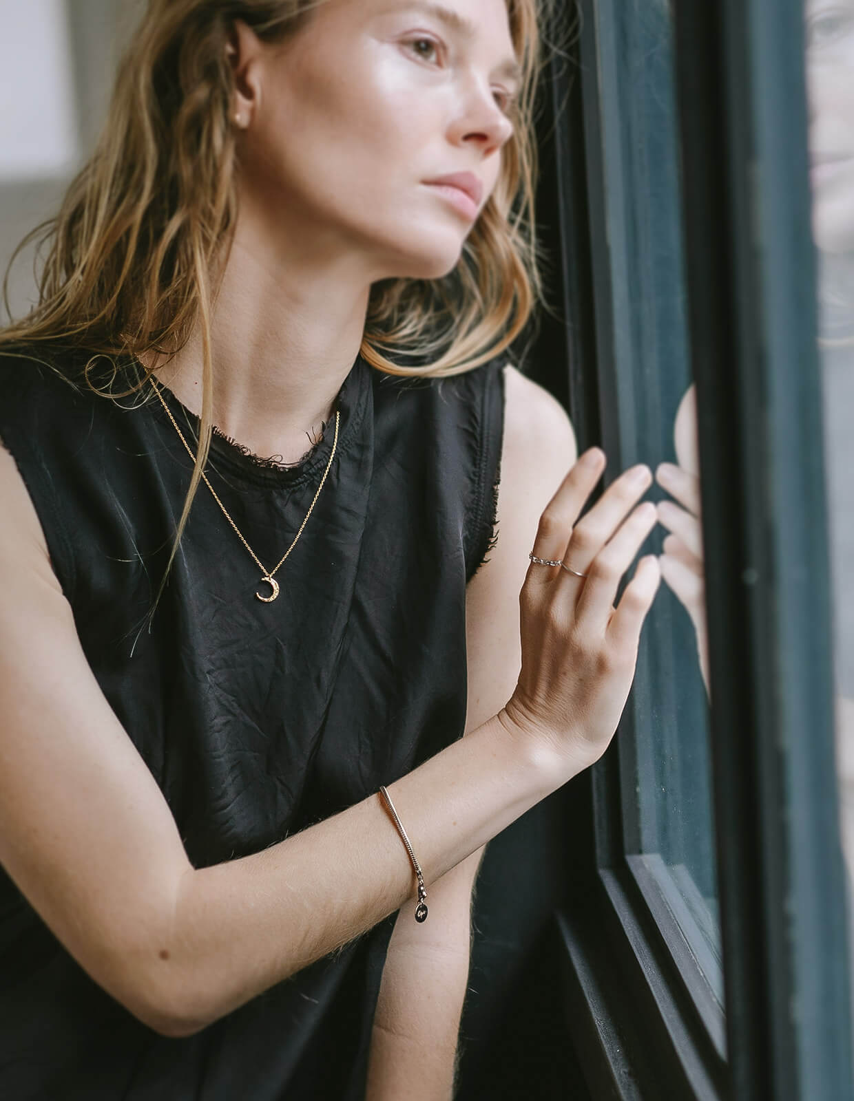 18K Gold Plated Sterling Silver Snake Chain Bracelet | VENEC-BULKY