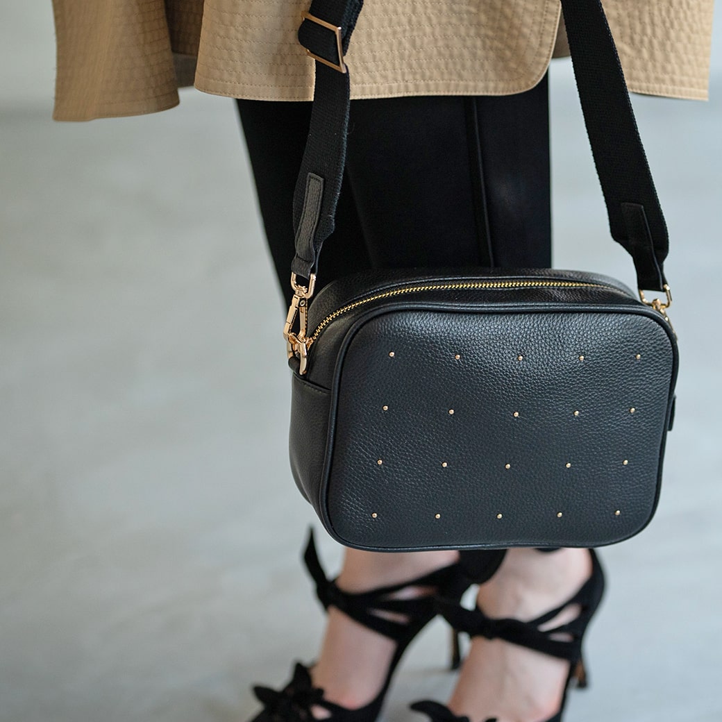 Mini leather shoulder bag | VERDADOT