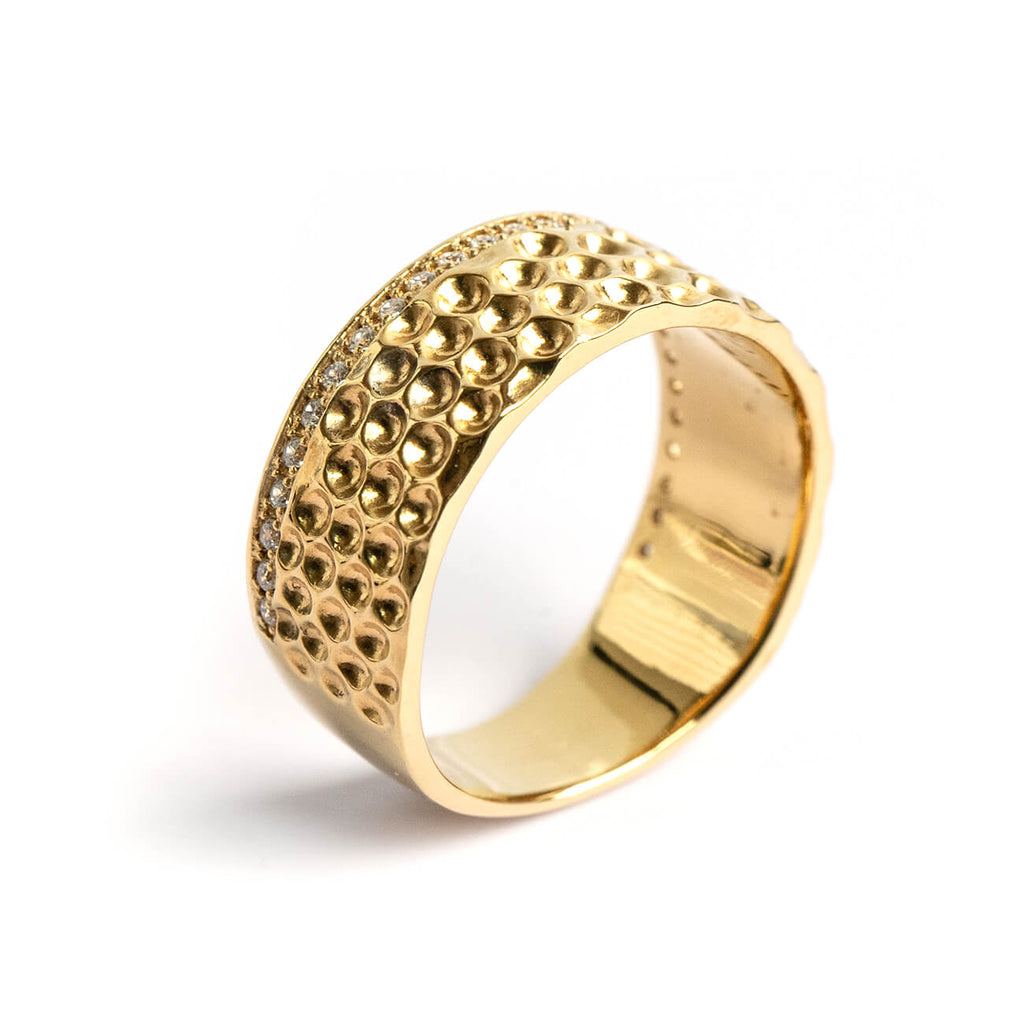 Cz Thimble Wide Ring | FORTUNA DITALE