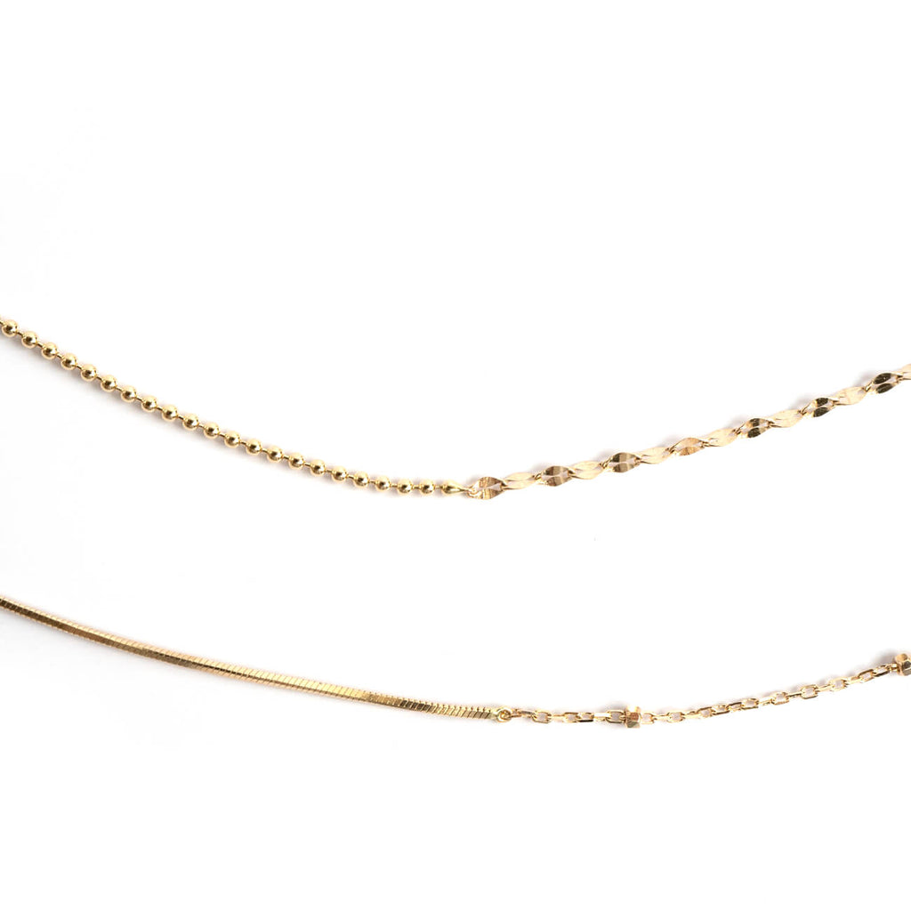 10K Gold Mixchain Necklace | ARIADNE-MIKTOS