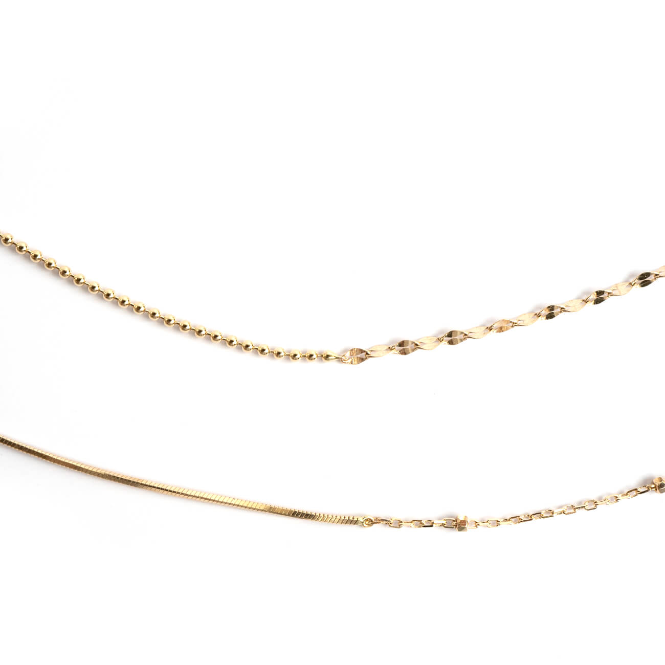 10K Gold Mixchain Necklace | ARIADNE-MIKTOS