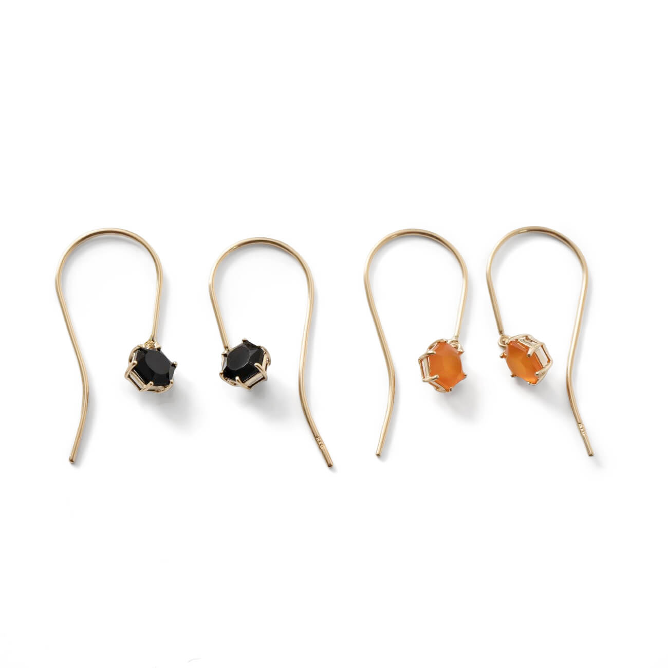 gemstone pentagonl Earring | TRESOR PENTA