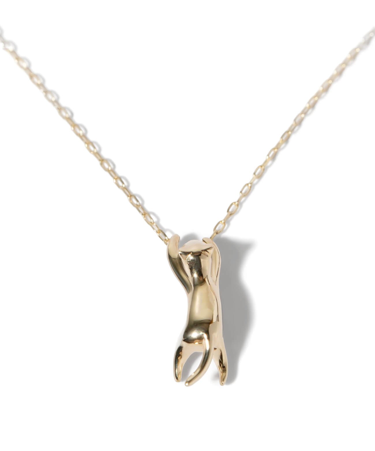 10K Gold Cat Necklace | ZOI-CAT