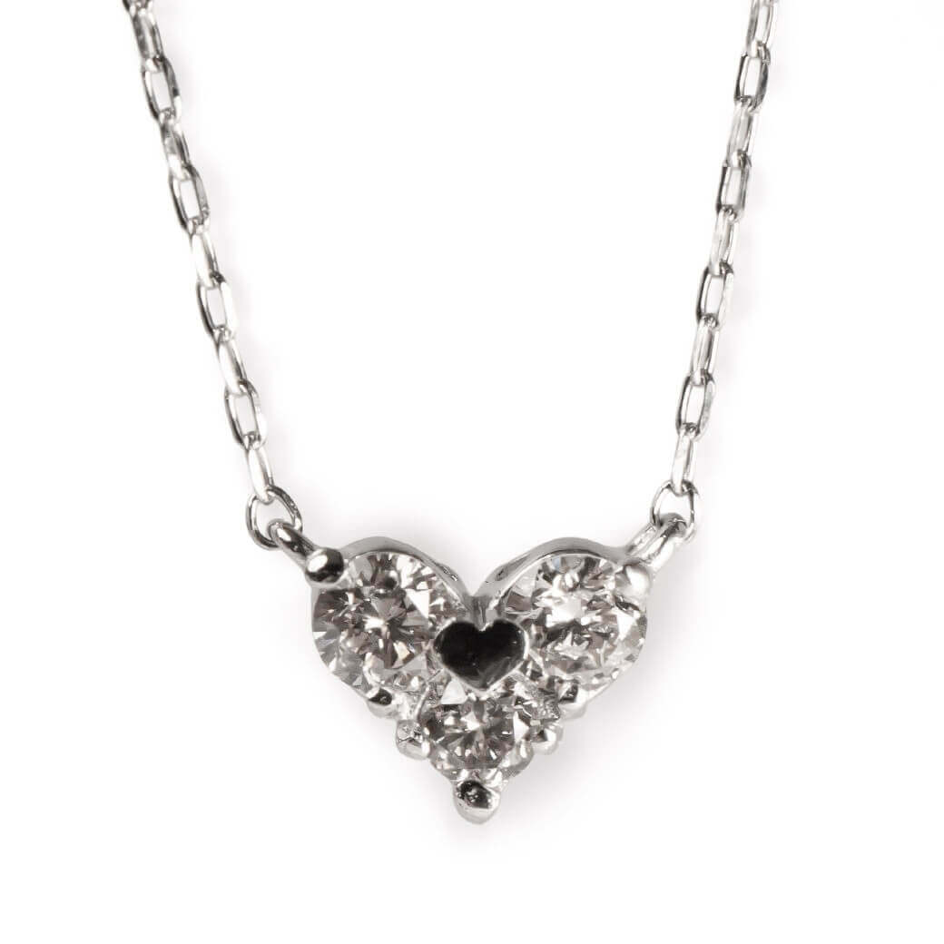 Heart Diamond Necklace | MAJERTA-NK