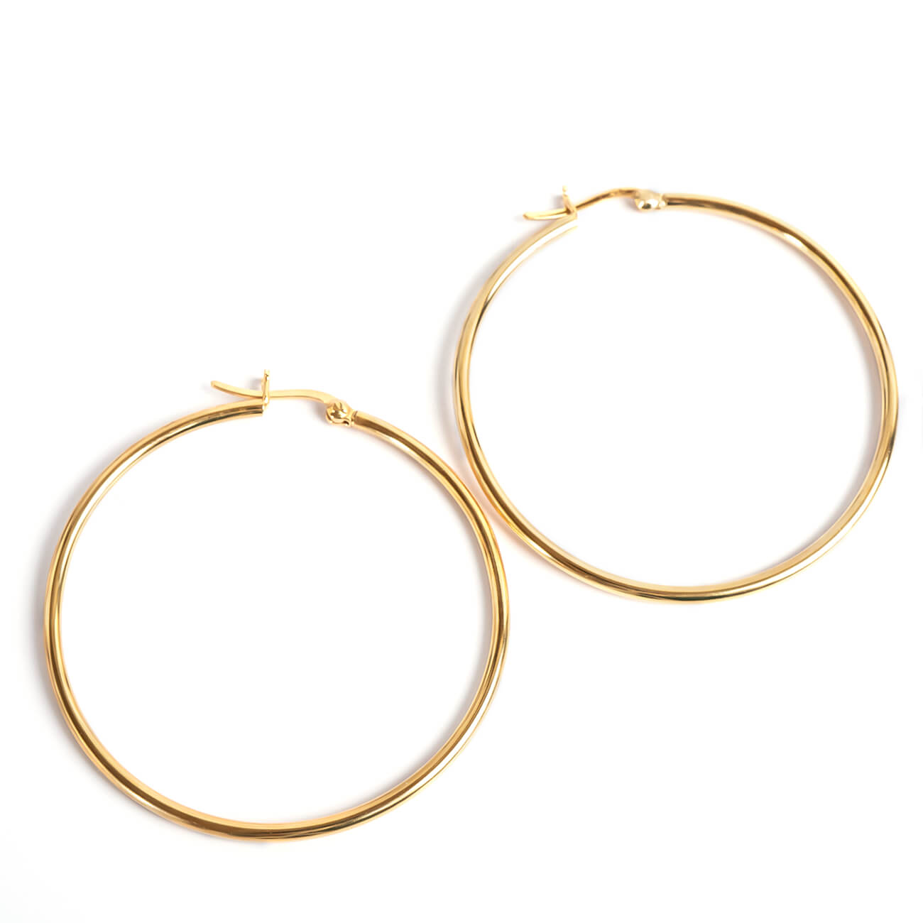 Classic Round Hoop Earrings | GIOOVE