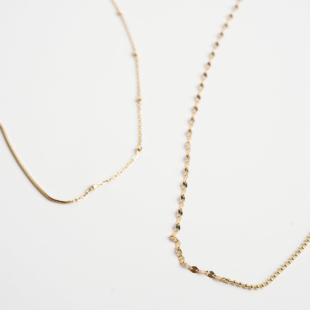 10K Gold Mixchain Necklace | ARIADNE-MIKTOS