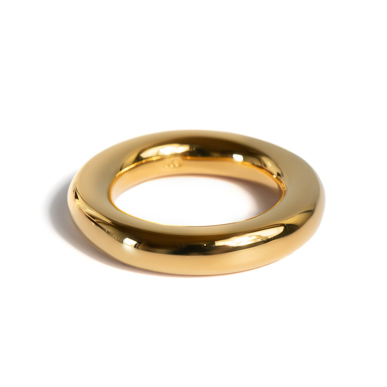 18K Gold Plated Sterling Silver Puffy Ring | AUREOLA