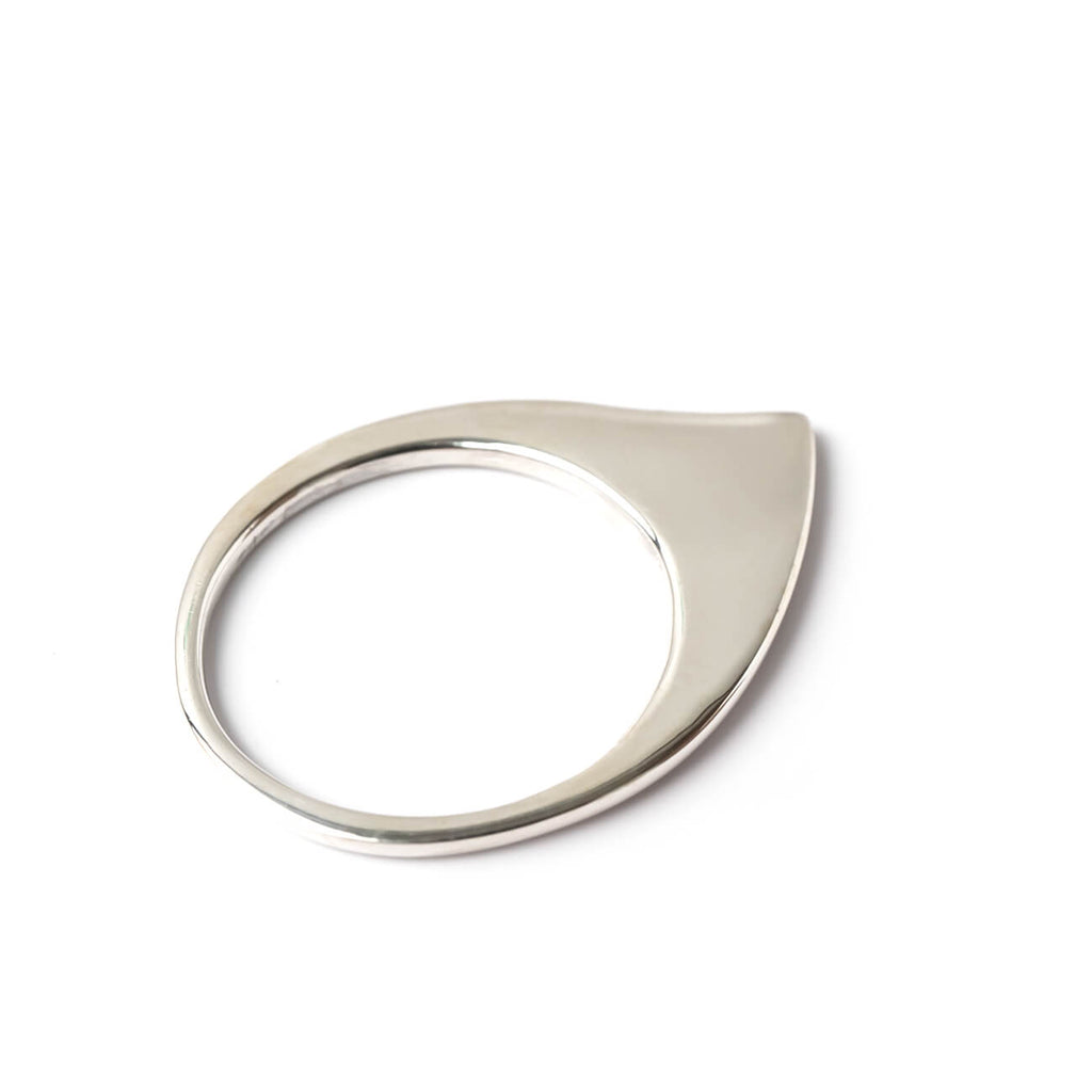 18K Gold Plated Sterling Silver Skiny Stacking Ring | LEIKKISA