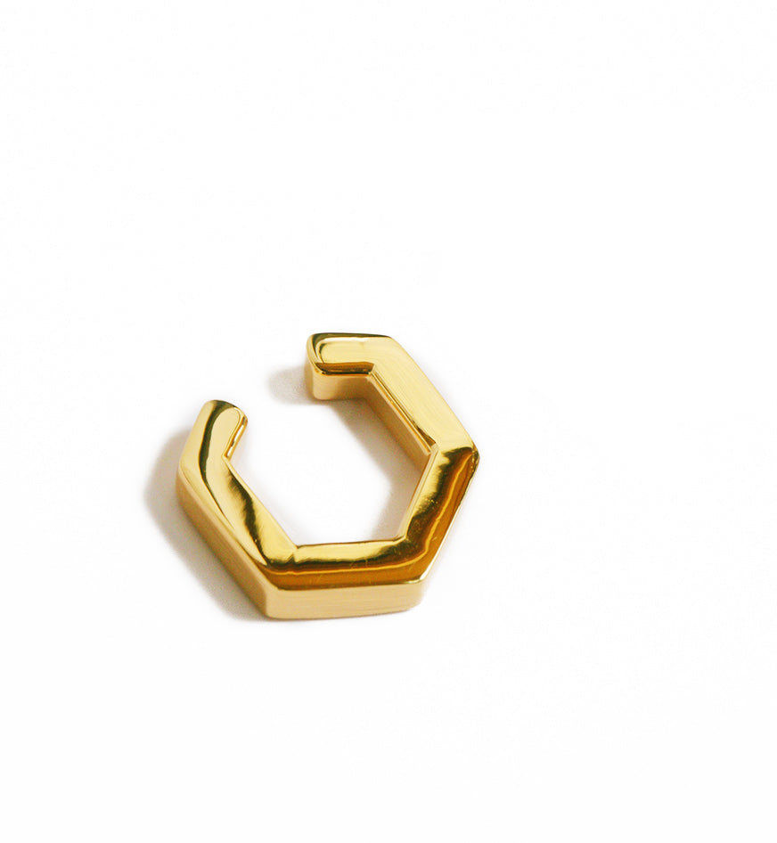 Hexagon Flat Earcuff | TENRIKKA