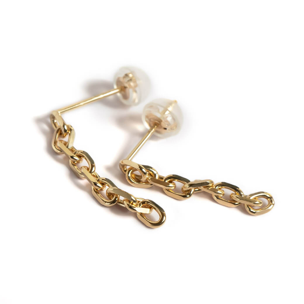 10K Gold Elfine Chain Link Pierce | SILSILA