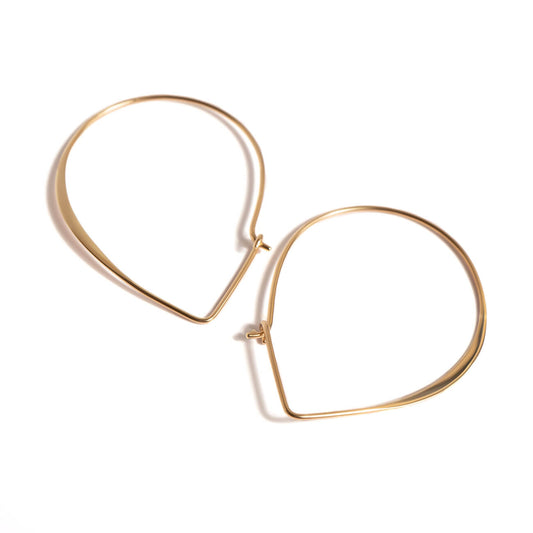 K10 Elegant Thready Hoop Earrings | Ydalie-Hoop
