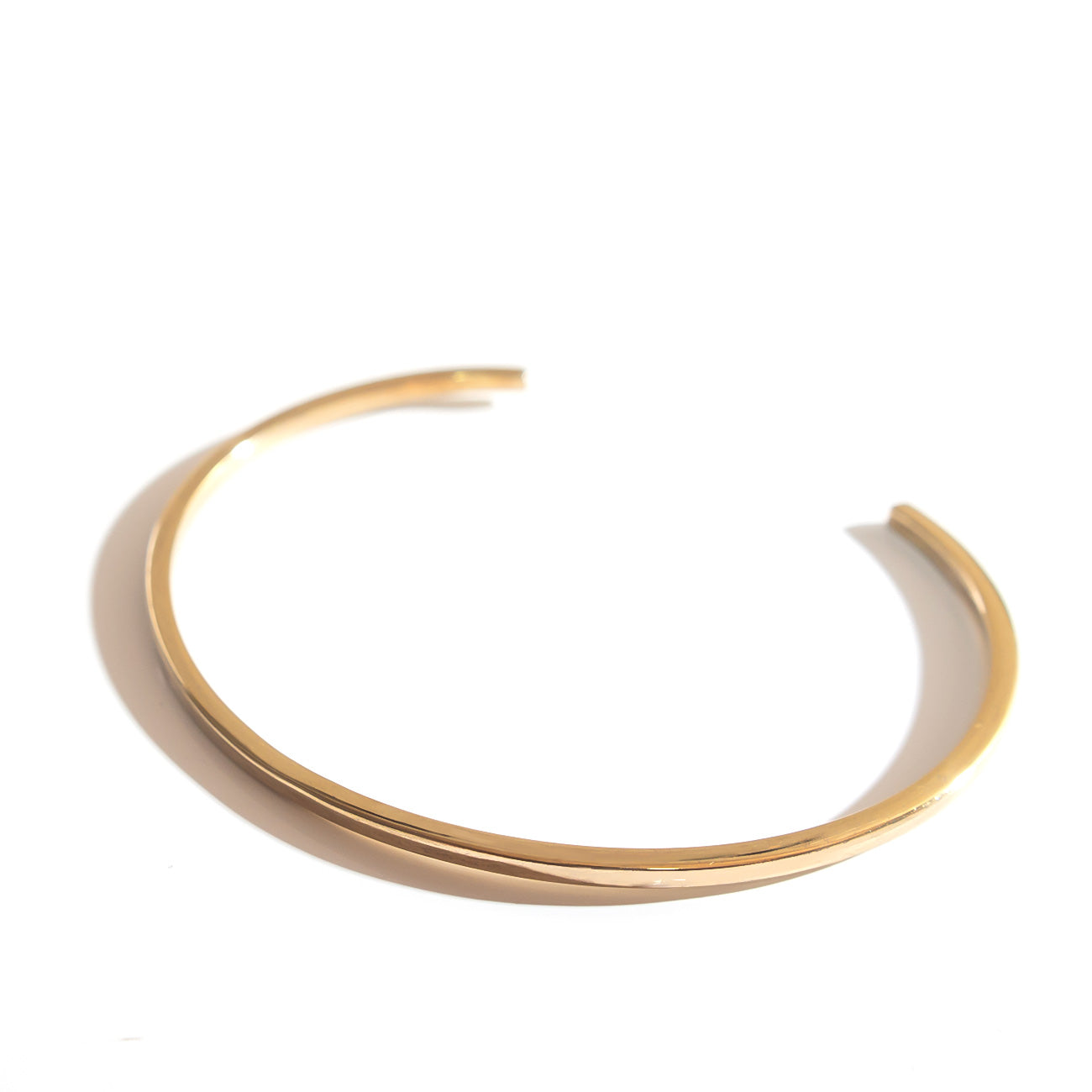 925silver Classic Slim Plain Bangle | PIANTA – Ops. Jewelry