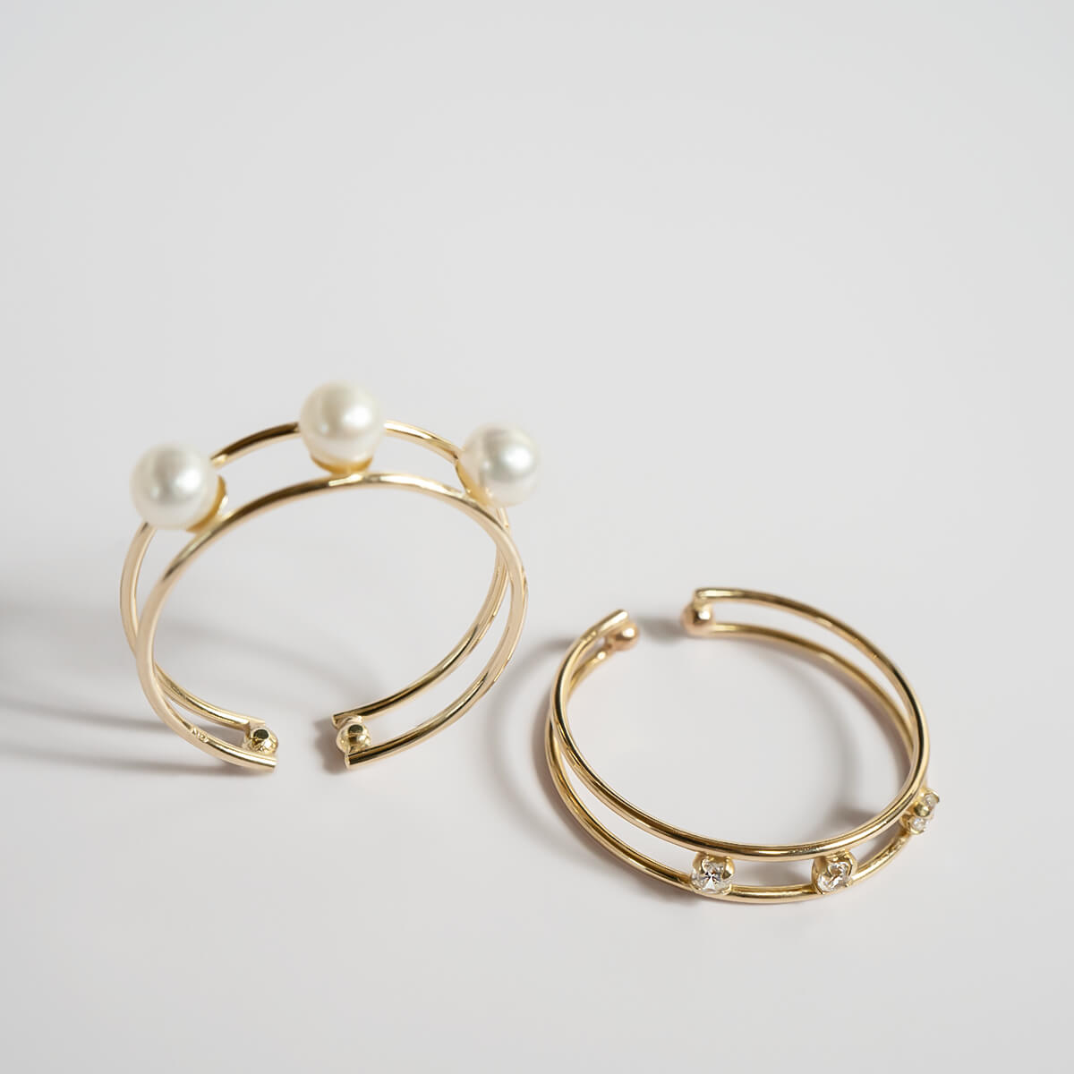 10K Gold Double Line Ear Cuff | JEMMY
