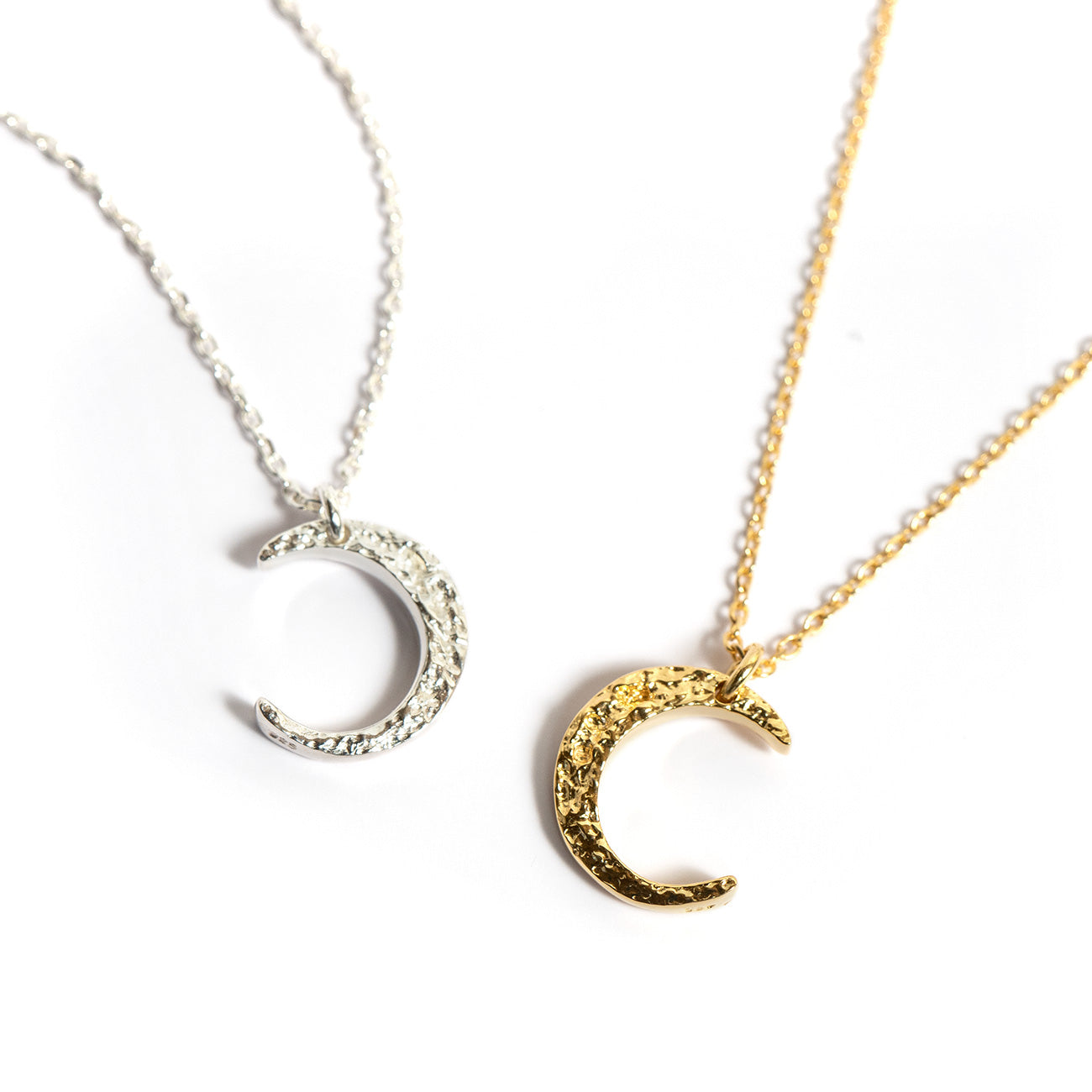 Silver925 Crescent Moon Pendant Necklace | LUNEVE