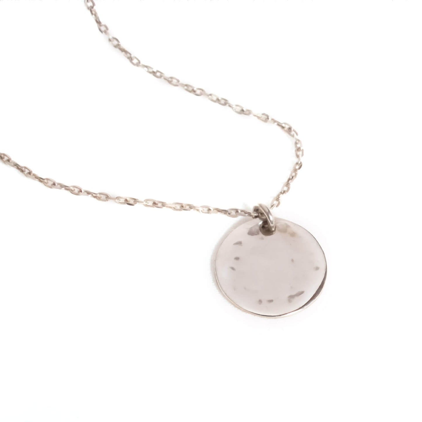 Silver925 Ripple Coin Necklace | NOVAC-long