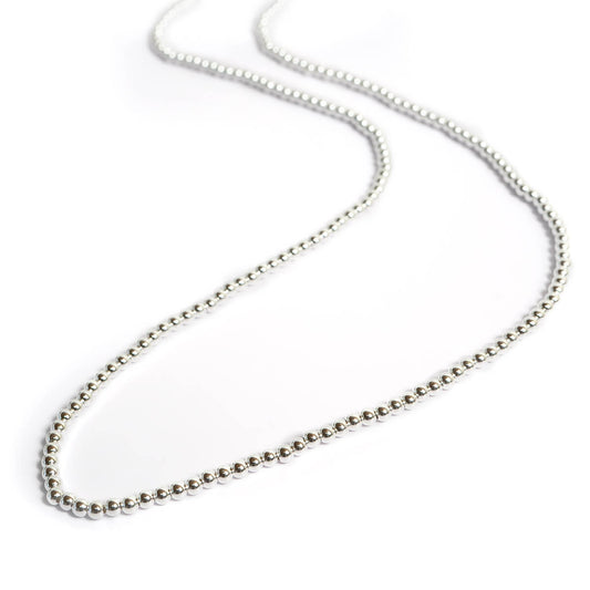 Silver925 Ball Chain Extra Long Necklace | PALMYLA LONG
