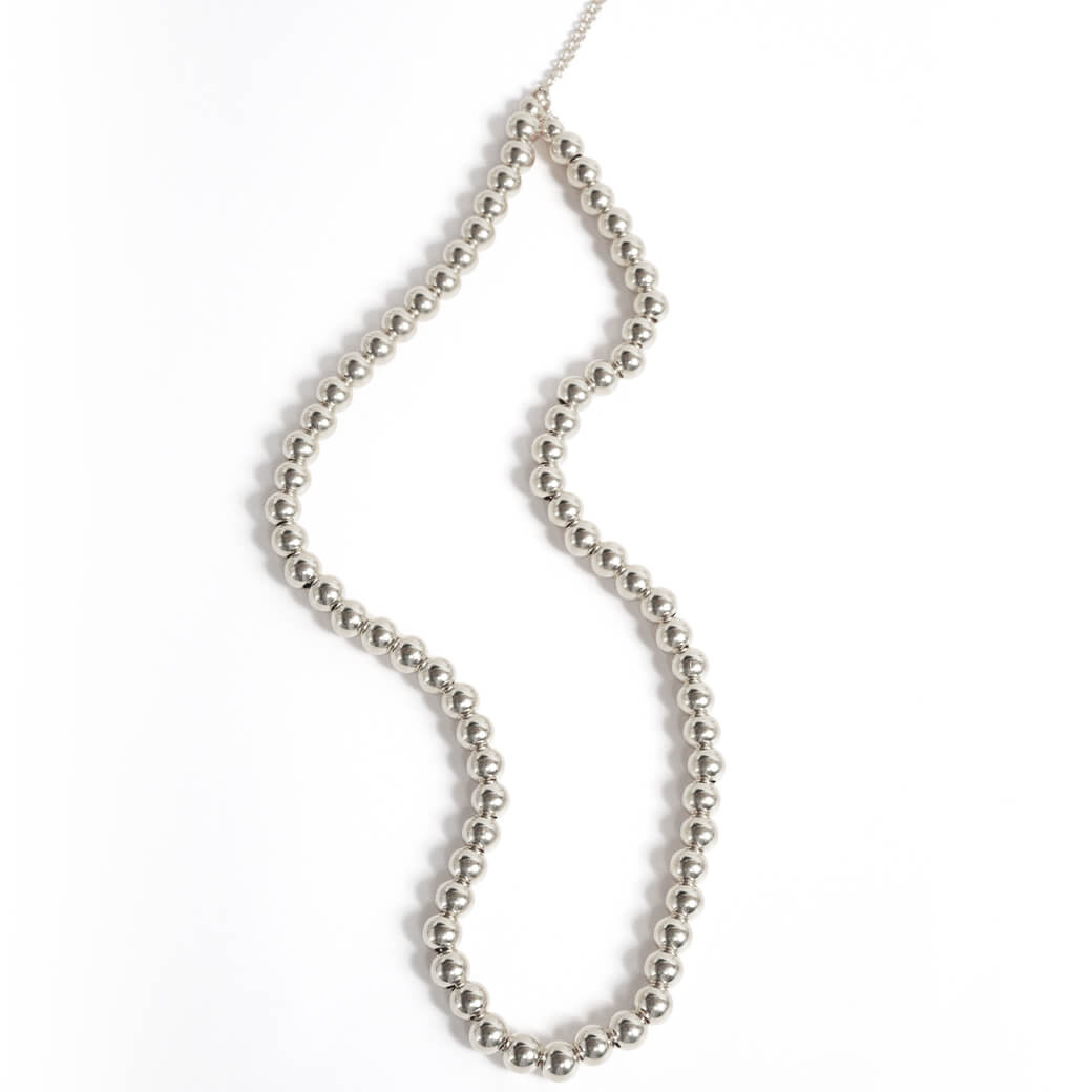 925 Sterling Silver Ball Chain Necklace | PALMYLA SHORT