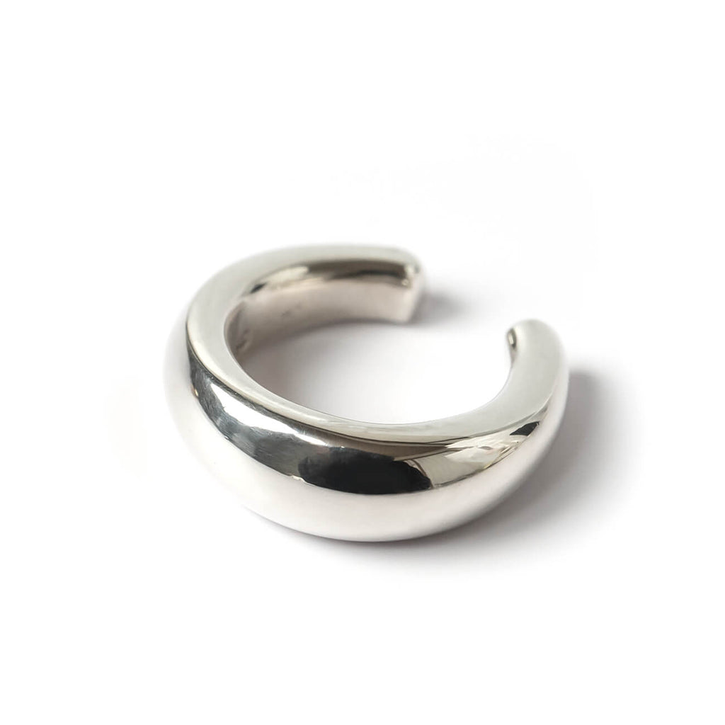 18K Gold Plated Sterling Silver Plump Ear Cuff | JENOA