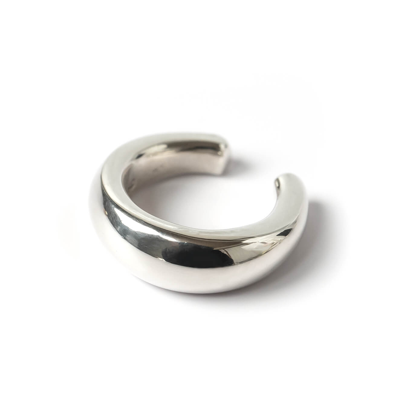 18K Gold Plated Sterling Silver Plump Ear Cuff | JENOA