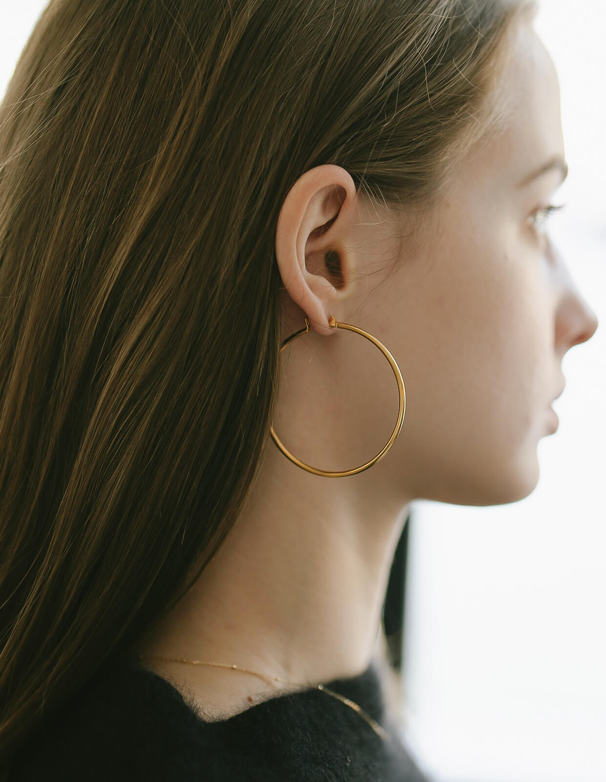 Classic Round Hoop Earrings | GIOOVE