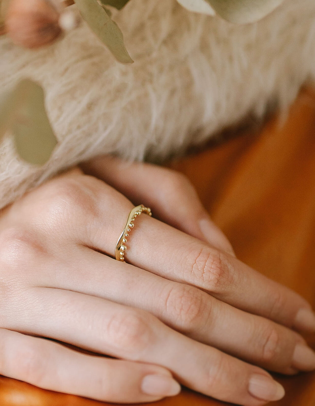 18K Gold Plated Sterling Silver Water Crown Ring | MIELIKKI-PUDOTA